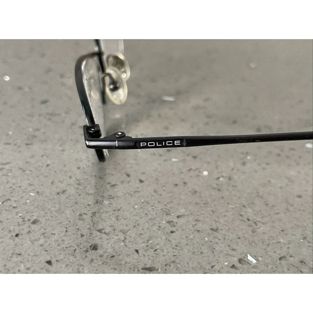 Police Titanium BY DE RIGO V2817 Col. 531 58-18-140 EYEGLASSES frames only